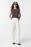 Miriam Regular Fit Sleeveless T-Shirt