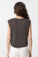 Miriam Regular Fit Sleeveless T-Shirt