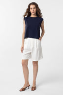 Miriam Regular Fit Sleeveless T-Shirt