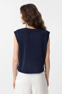 Miriam Regular Fit Sleeveless T-Shirt