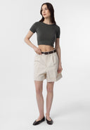 Monica Slim Fit Crop T-Shirt