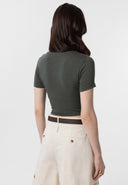 Monica Slim Fit Crop T-Shirt