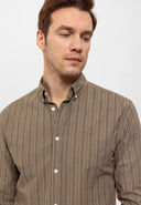 Regular Fit Button-Down Collar Shirt