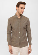 Regular Fit Button-Down Collar Shirt