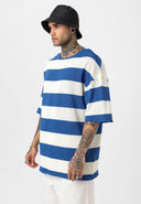 Ronald Oversize Striped Knitted Short Sleeve T-Shirt