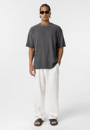 Amine Oversize Crewneck Acid Washed T-shirt