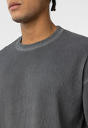 Amine Oversize Crewneck Acid Washed T-shirt