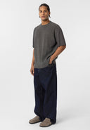 Amine Oversize Crewneck Acid Washed T-shirt