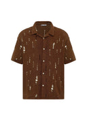 Raymond Oversize Lapel Collar Short Sleeve Shirt