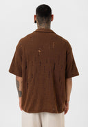 Raymond Oversize Lapel Collar Short Sleeve Shirt