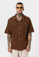Raymond Oversize Lapel Collar Short Sleeve Shirt