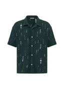 Raymond Oversize Lapel Collar Short Sleeve Shirt