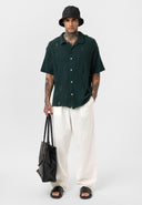 Raymond Oversize Lapel Collar Short Sleeve Shirt