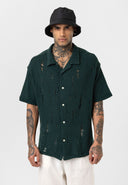 Raymond Oversize Lapel Collar Short Sleeve Shirt