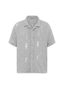 Raymond Oversize Lapel Collar Short Sleeve Shirt
