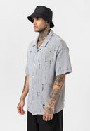 Raymond Oversize Lapel Collar Short Sleeve Shirt