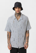 Raymond Oversize Lapel Collar Short Sleeve Shirt