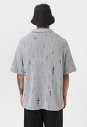 Raymond Oversize Lapel Collar Short Sleeve Shirt