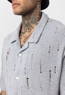 Raymond Oversize Lapel Collar Short Sleeve Shirt
