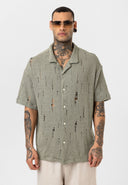 Raymond Oversize Lapel Collar Short Sleeve Shirt