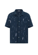 Raymond Oversize Lapel Collar Short Sleeve Shirt