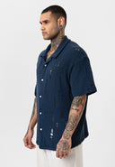 Raymond Oversize Lapel Collar Short Sleeve Shirt