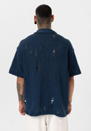 Raymond Oversize Lapel Collar Short Sleeve Shirt