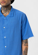 Leon Oversize Lapel Collar Short Sleeve Shirt