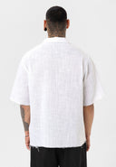 Leon Oversize Lapel Collar Short Sleeve Shirt
