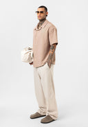 Ben Oversize Lapel Collar Short Sleeve Shirt