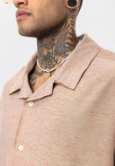 Ben Oversize Lapel Collar Short Sleeve Shirt