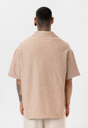 Ben Oversize Lapel Collar Short Sleeve Shirt