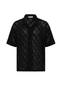 Erik Oversize Lapel Collar Short Sleeve Shirt