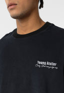 Bastien Oversize Print Detailed Short Sleeve T-Shirt