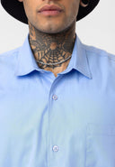 Hugo Oversize Lapel Collar Breast Pocket Detailed Shirt