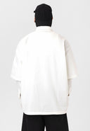 Hugo Oversize Lapel Collar Breast Pocket Detailed Shirt