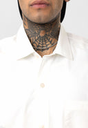 Hugo Oversize Lapel Collar Breast Pocket Detailed Shirt