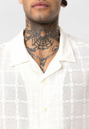 Justin Oversize Lapel Collar Short Sleeve Shirt