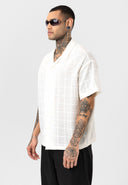Justin Oversize Lapel Collar Short Sleeve Shirt
