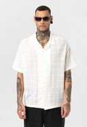 Justin Oversize Lapel Collar Short Sleeve Shirt