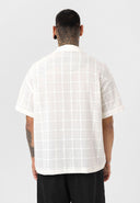 Justin Oversize Lapel Collar Short Sleeve Shirt