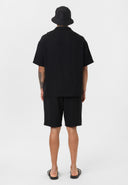 Theo Oversize Side Pocket Lapel Collar Shirt Short Set