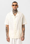 Bjorn Oversize Lapel Collar Short Sleeve Shirt
