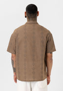 Bjorn Oversize Lapel Collar Short Sleeve Shirt