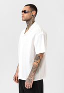 Bjorn Oversize Lapel Collar Short Sleeve Shirt