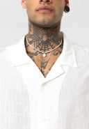 Bjorn Oversize Lapel Collar Short Sleeve Shirt