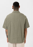 Bjorn Oversize Lapel Collar Short Sleeve Shirt