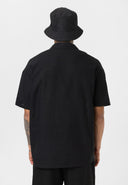 Damian Oversize Embroidery Lapel Collar Short Sleeve Shirt