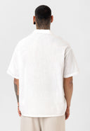Damian Oversize Embroidery Lapel Collar Short Sleeve Shirt