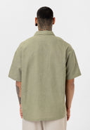 Damian Oversize Embroidery Lapel Collar Short Sleeve Shirt